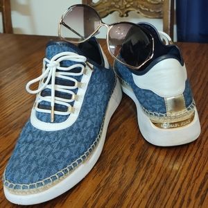 Michael Kors Monogram Tennis Shoes